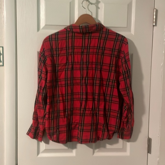Victoria’s Secret women’s flannel PJ TOP - Picture 5 of 5